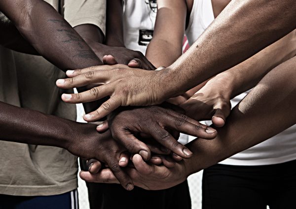 hands together in union hands together in union